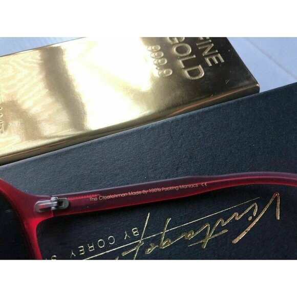 Vintage Frame Company The Creatchman by Corey Shapiro Red Flat Top Sunglasses - Picture 8 of 16